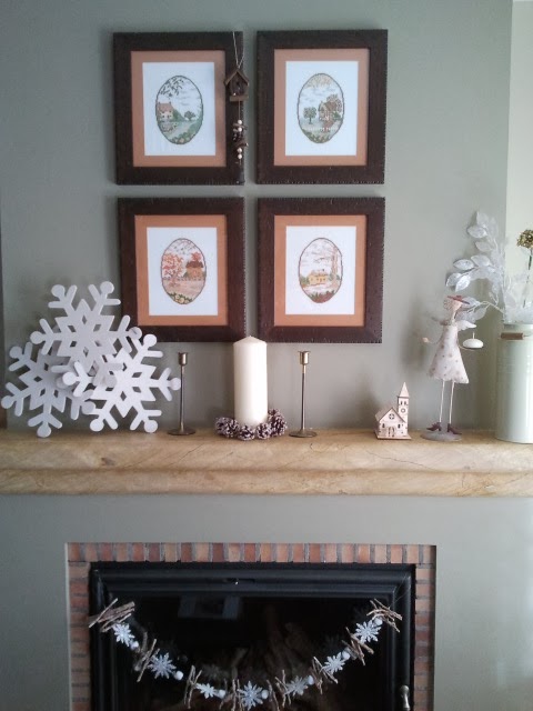 decodeliziosa: Dos estilos para mi chimenea con la Navidad de Leroy