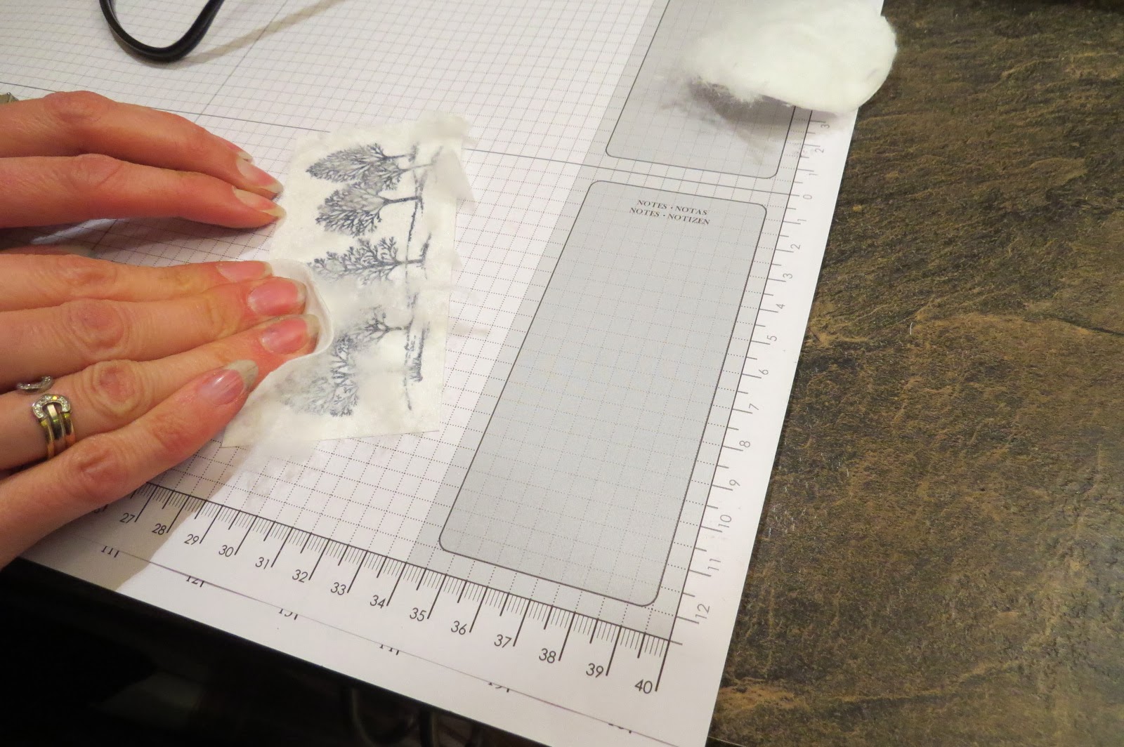 Tamara's Paper Trail Flocking Technique Tutorial