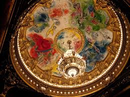 Bajo la cúpula de la Ópera Garnier