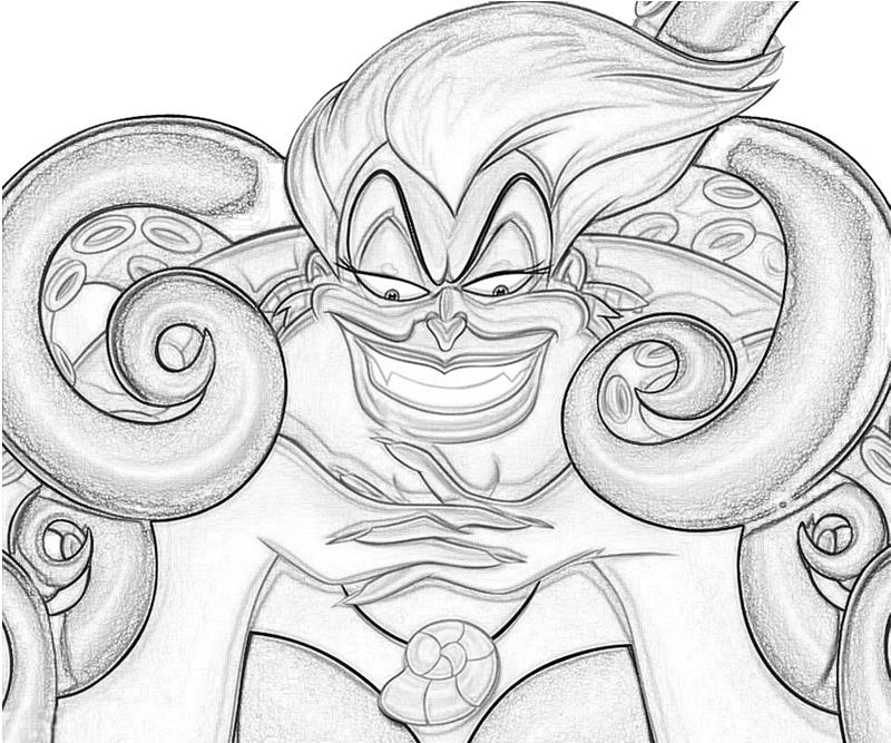 Ursula Smirk Coloring Pages ursula-smirk-coloring-pages