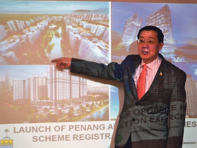 Malang Nasib Rakyat Pulau Pinang Bila Rumah 'Mampu Milik' Harga RM400,000 guan-eng-rumah-mampu-milik