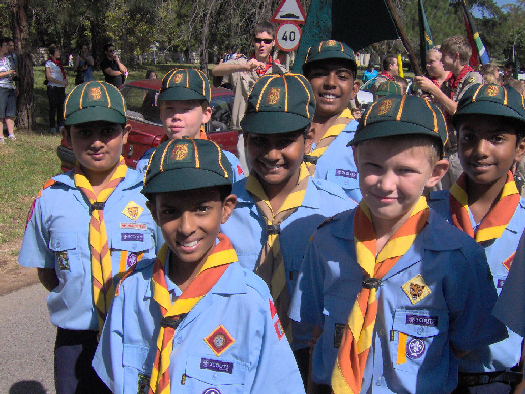 Harmelia Gardens Air Scout Group BP Sunday in North Rand Scouting District
