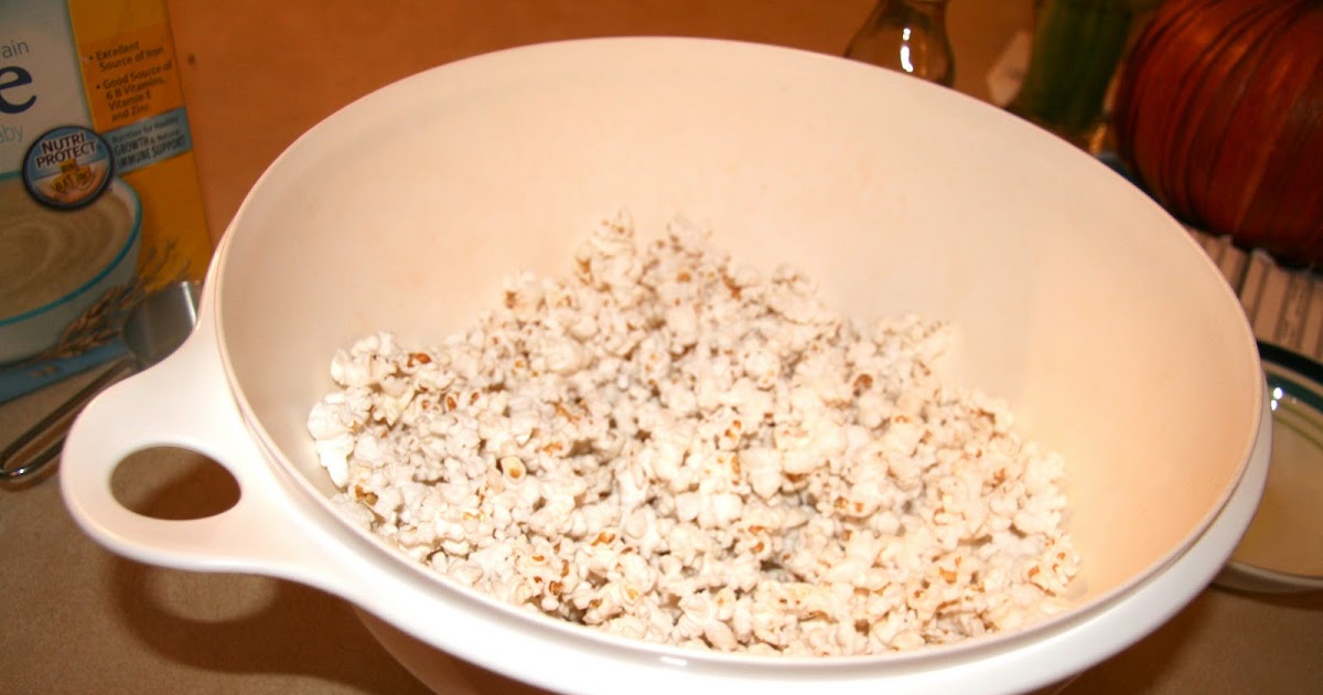 Frugality and Fun Homemade Kettle Corn in the MICROWAVE