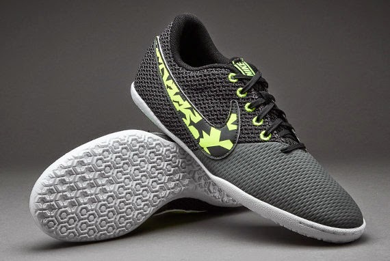Nike Elastico Pro III Futsal Shoes with Black/White/Solar Green | News Futsal Shoes