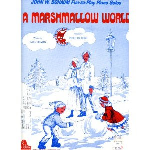 A Marshmallow World Sheet Music