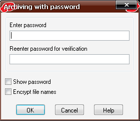 password rar