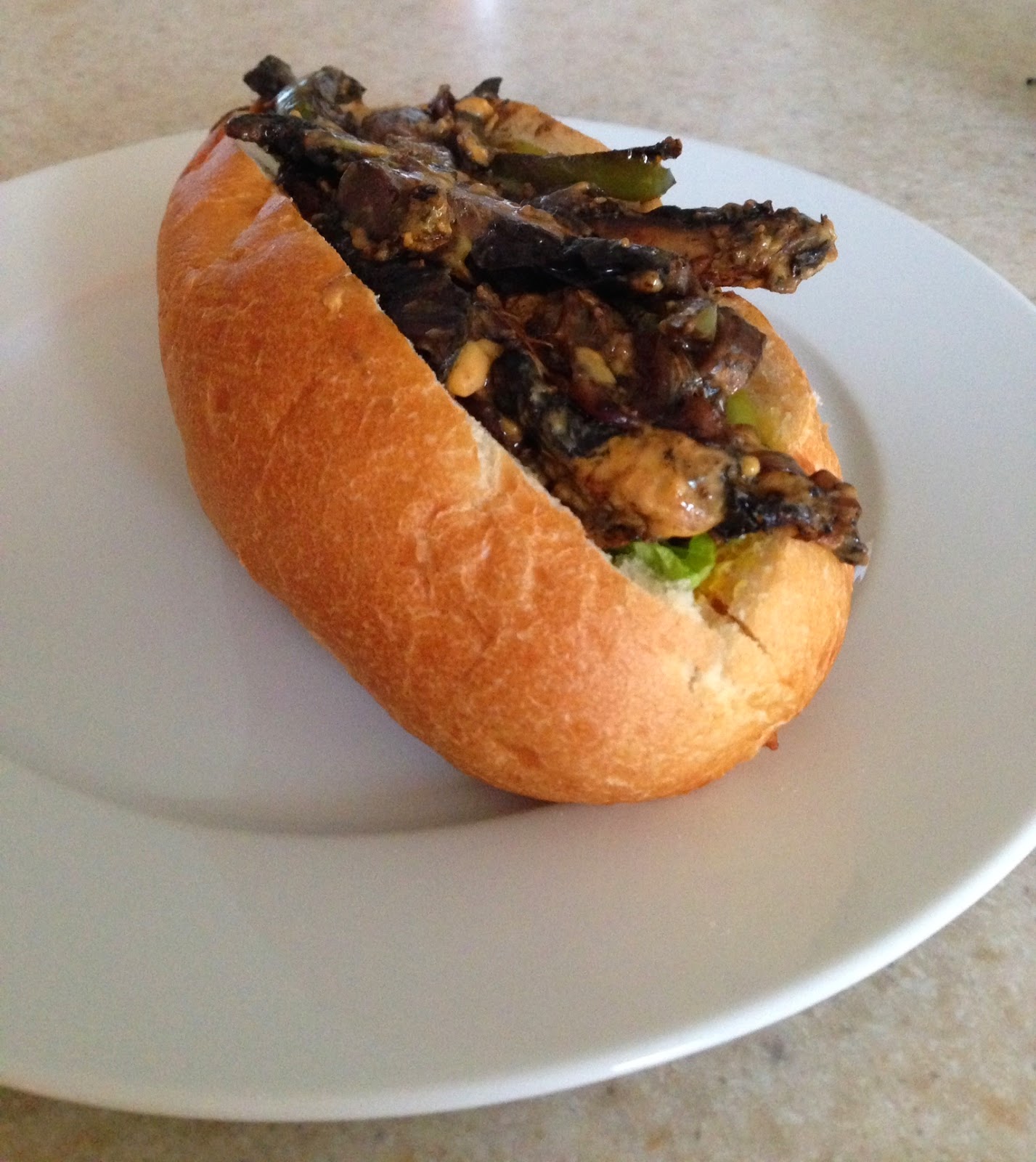 The Beginner Vegan Portobello CheeseSteak Vegan twist on the classic Philly