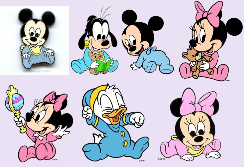 Personajes de Disney en bebé - Imagui