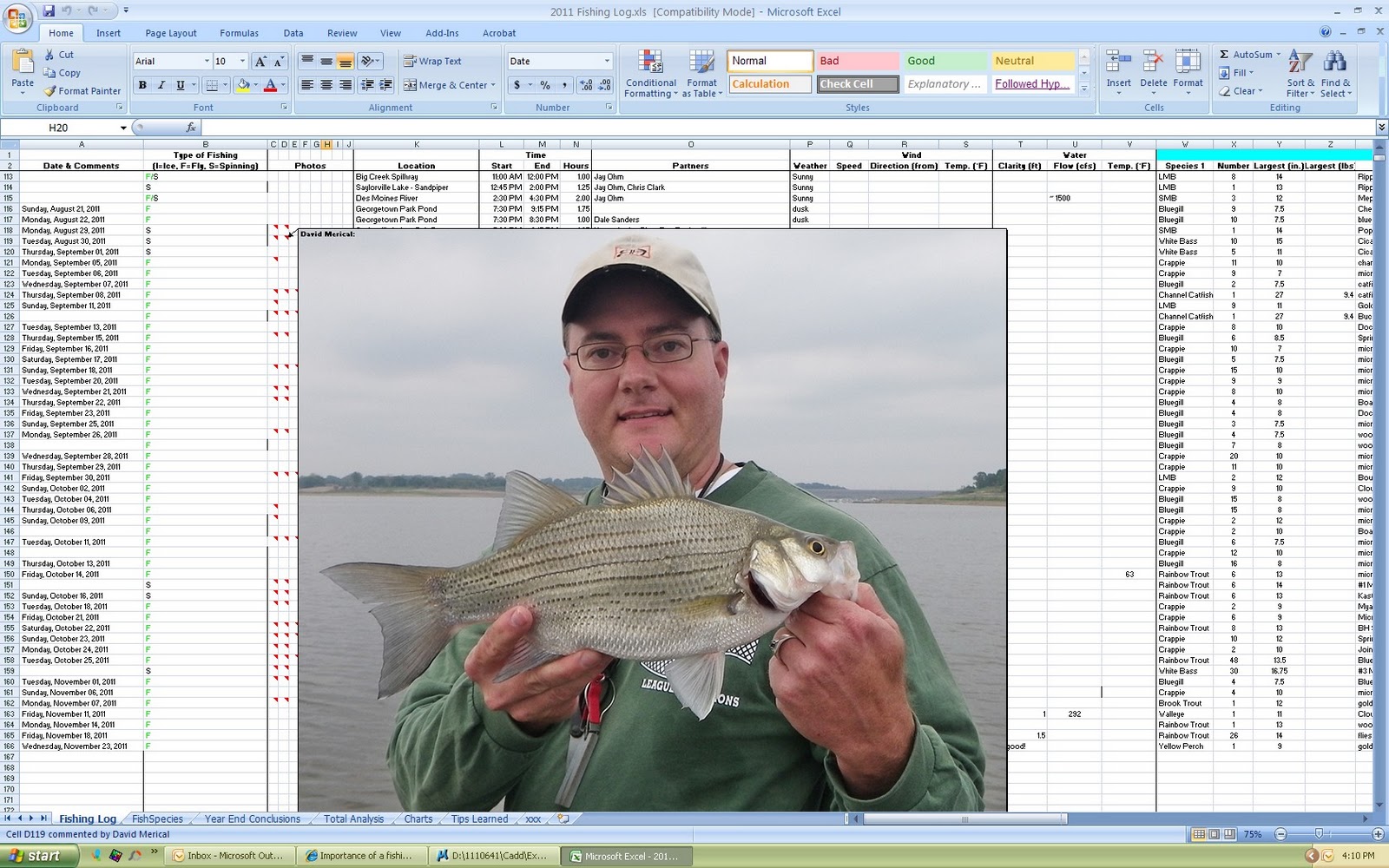 FishnDave Fishing Logs