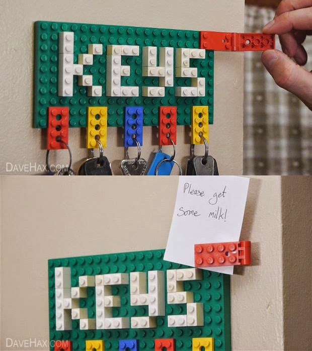 Schlüsselbrett aus LEGO Schlüsselbrett aus LEGO
