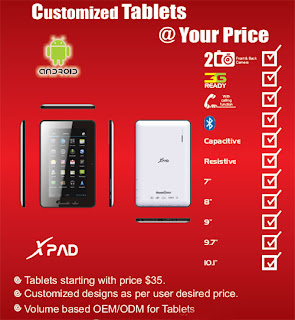 الجهاز اللوحي XPad بسعر 80 دولار وأصبح متوفراً في الامارات الجهاز اللوحي XPad بسعر 80 دولار وأصبح متوفراً في الامارات