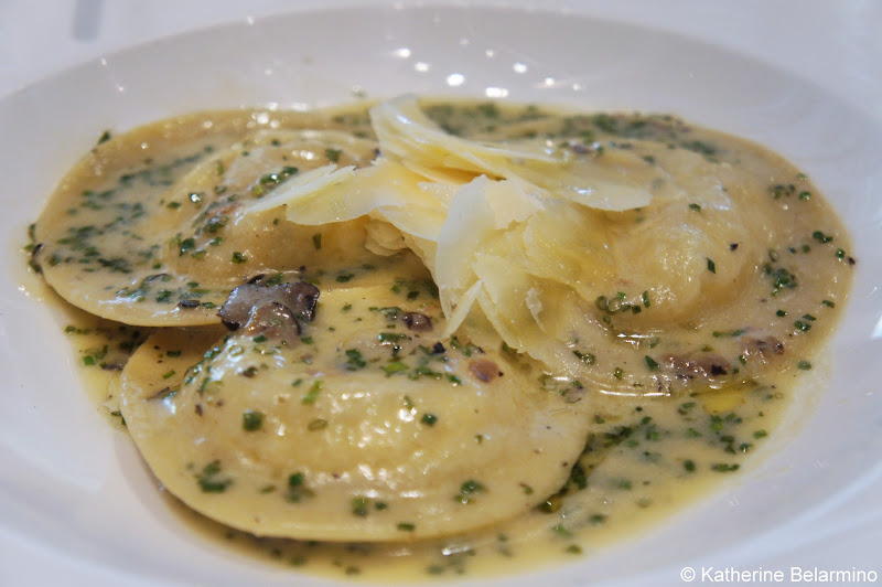 Palettes Restaurant Soft Egg Ravioli with Truffle Downtown Denver Restaurants