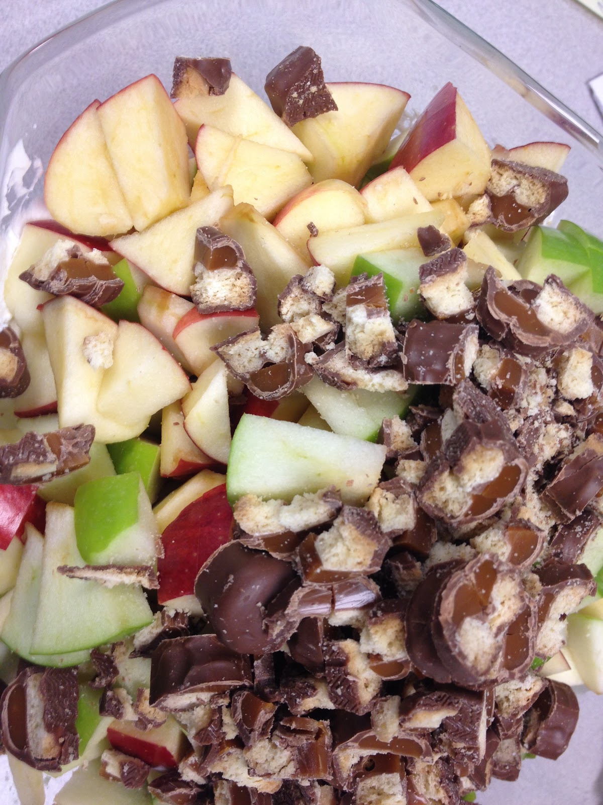 Getting Creative with Marie Candy Apple Salad