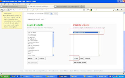 widget sunil notes enable column select button so