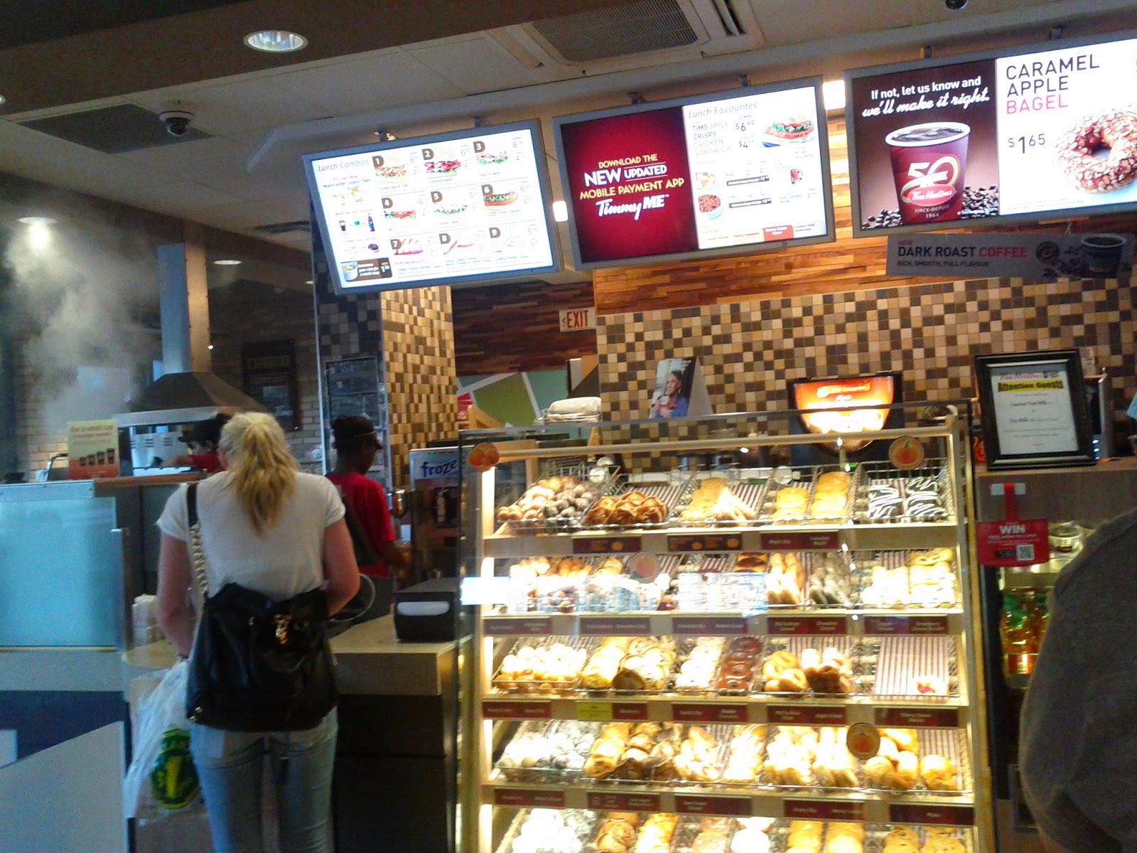 Toronto things Lactose free and soy milk at Fort York Tim Hortons