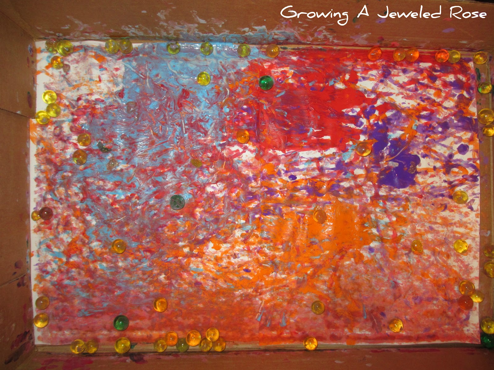 Water Bead Painting Growing A Jeweled Rose