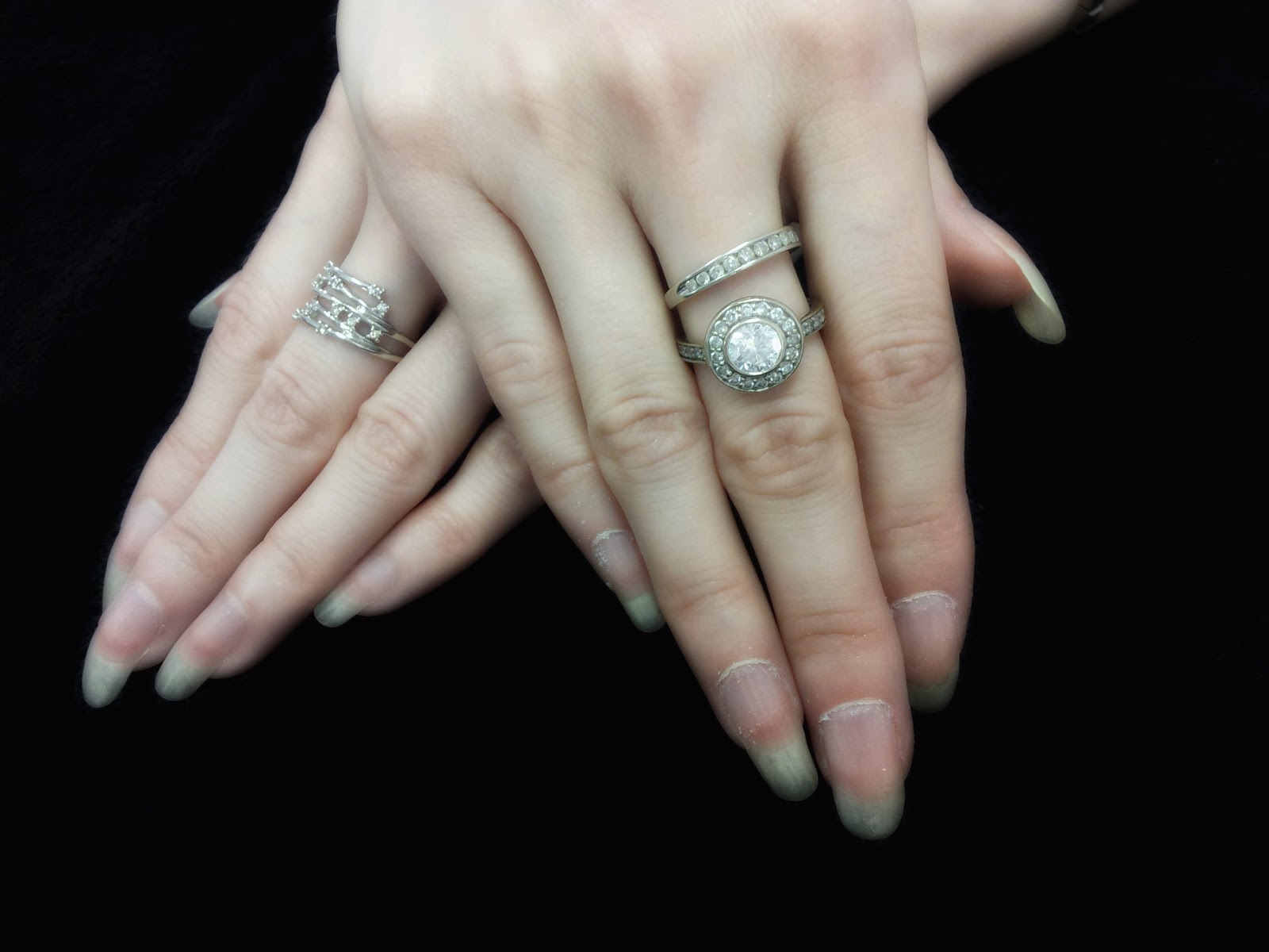 An Afternoon Of Pampering At Renu S Nail And Threading Bar My Long Natural Nails Before Having Bio Sculpture Gel Lied
