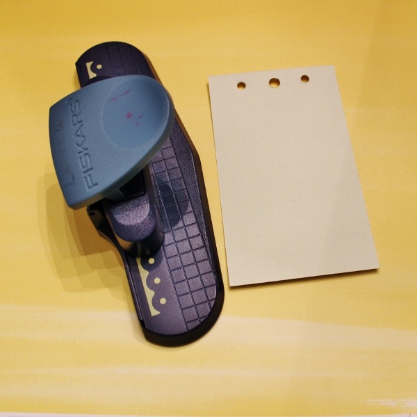 ScrapMuch? A new use for your border punch! Tutorial