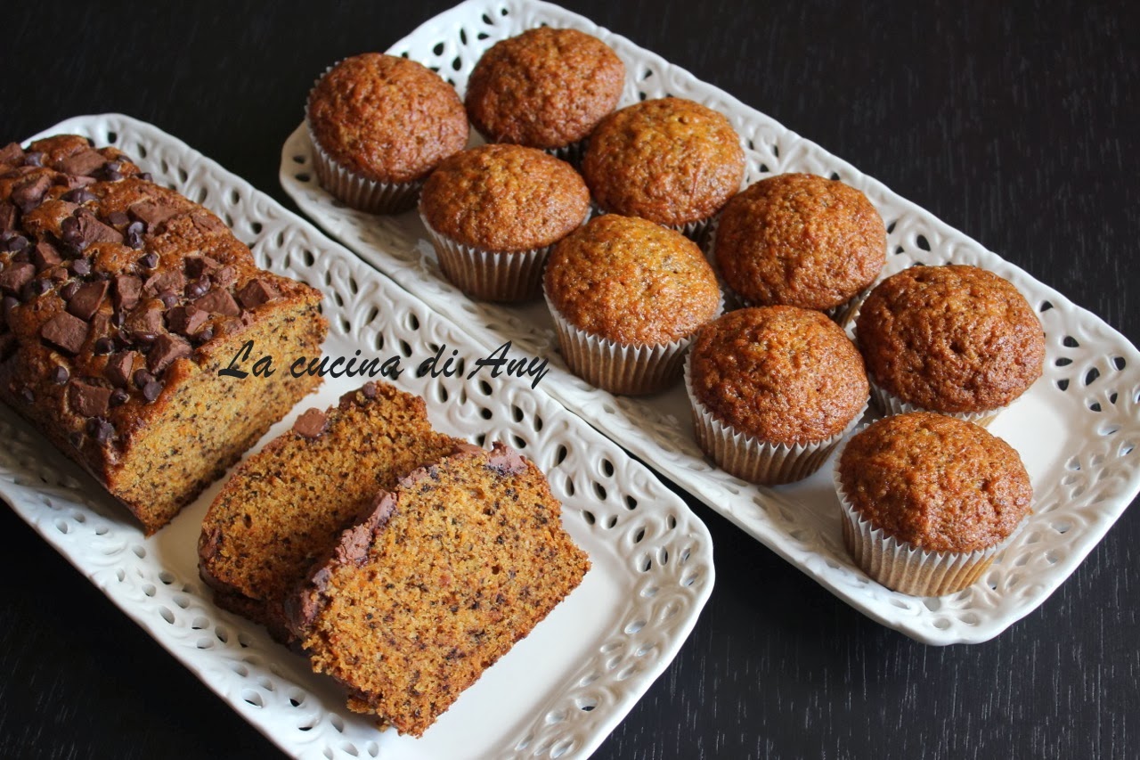 Muffin e cake alle carote  - Muffin si chec cu morcovi