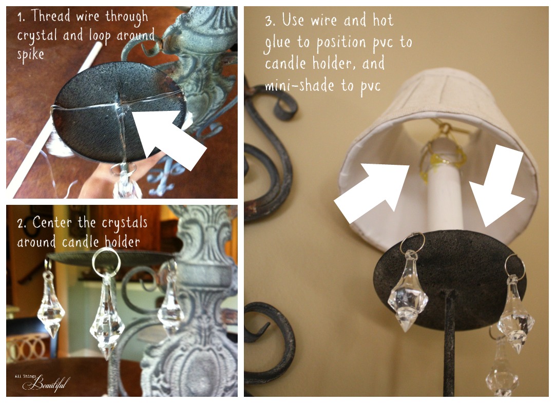 All Things Beautiful Embellish {Candle Sconce} DIY