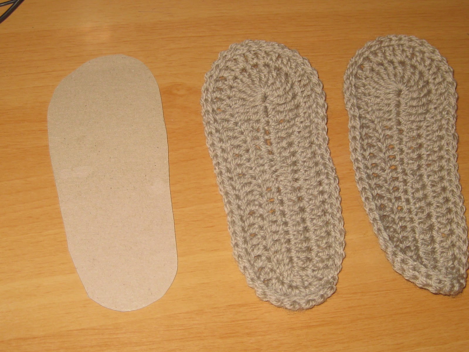 Crochet Baby Shoe Sole Pattern