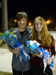 Keegan and her best friend Peter who was also awarded.