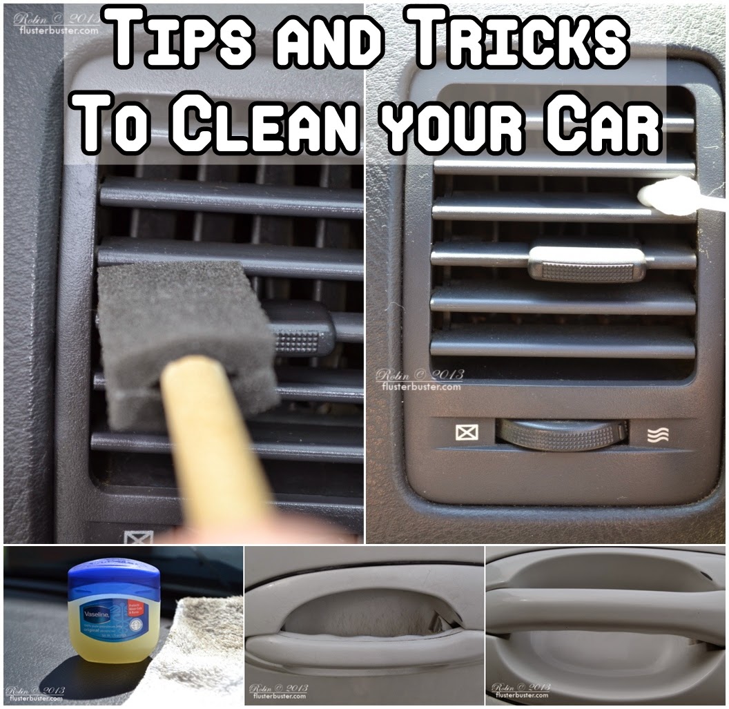 Tips and Tricks To Clean Your Car DIY Craft Projects