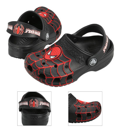 spiderman crocs size 9
