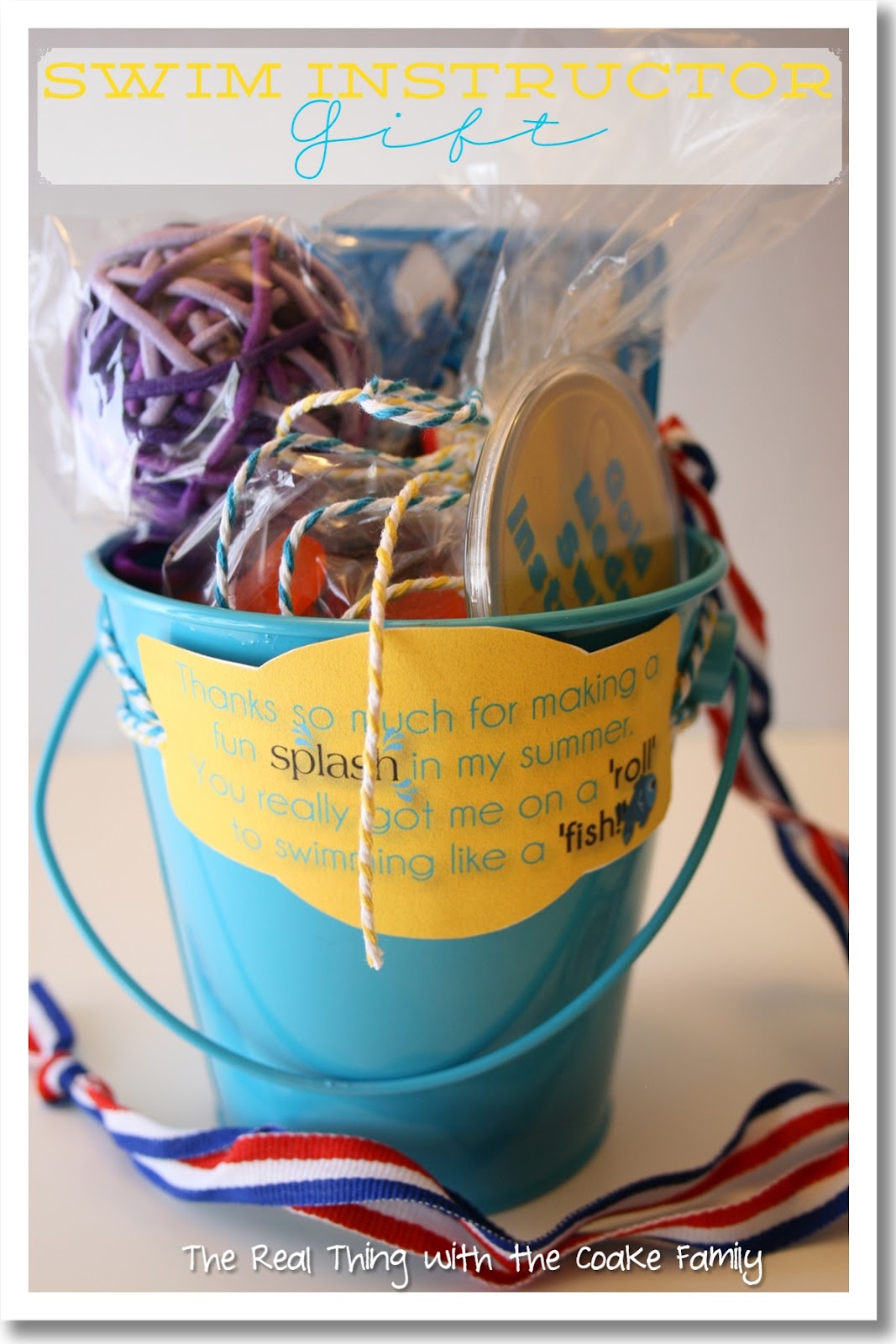 Swimming Like Fishies! Swim Instructor Gift {Printable} The Real