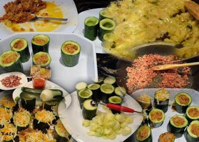 Calabacines Rellenos De Jamón