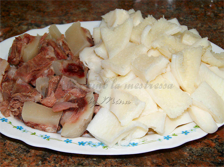 Cuina amb la mestressa Cap i pota amb tripa o callos a la catalana