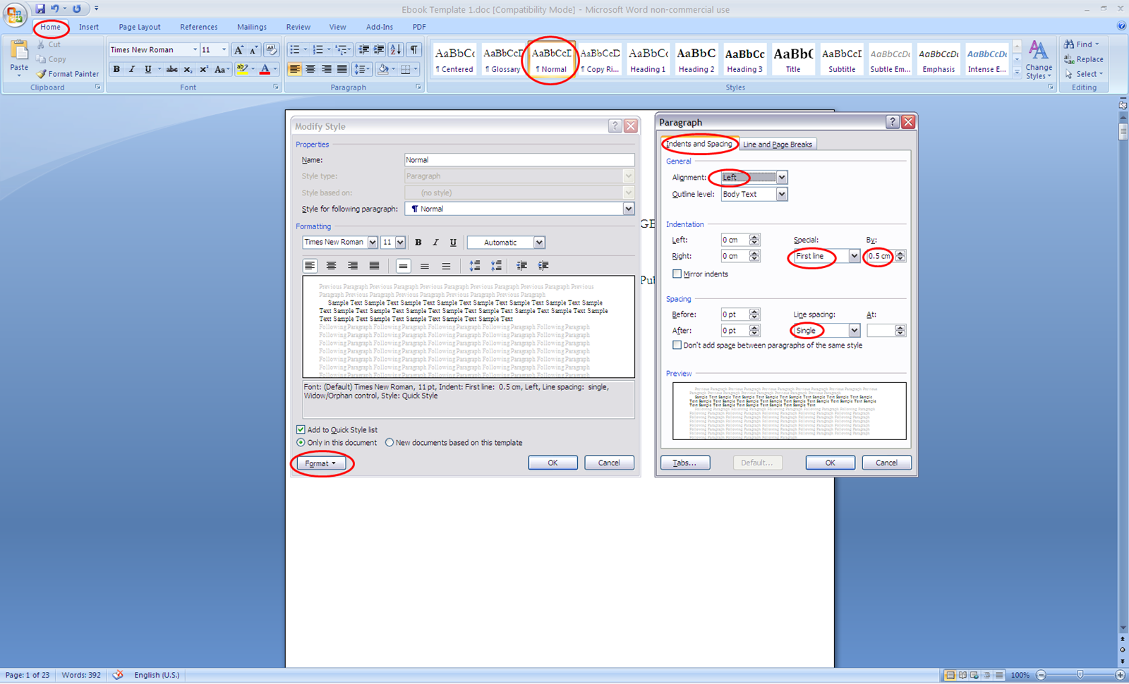How to create an eBook using Microsoft Word S. E. Fearon