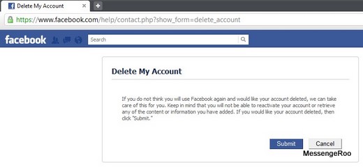 how to remove and delete your facebook account permanently forever