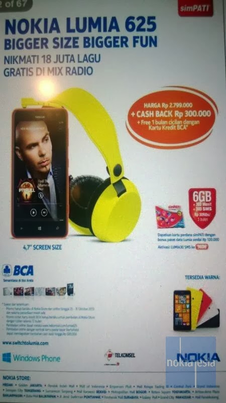 Coupon reduction nokia lumia 625