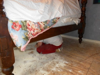 bed working decoupage