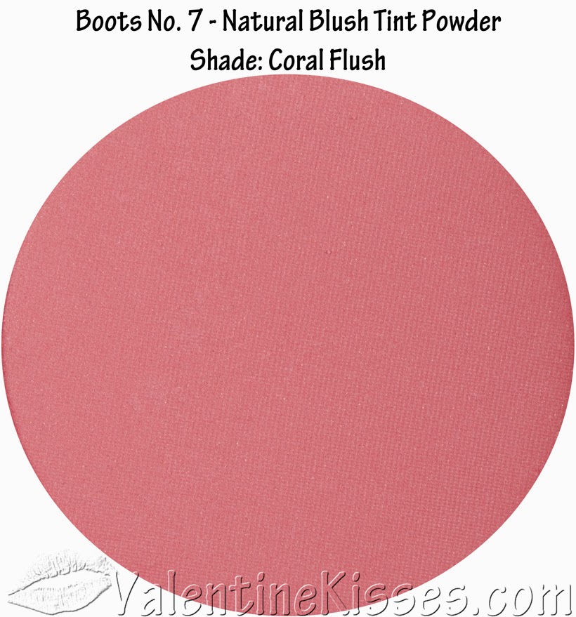 Valentine Kisses Boots No. 7 Natural Blush Tint Powder in Coral
