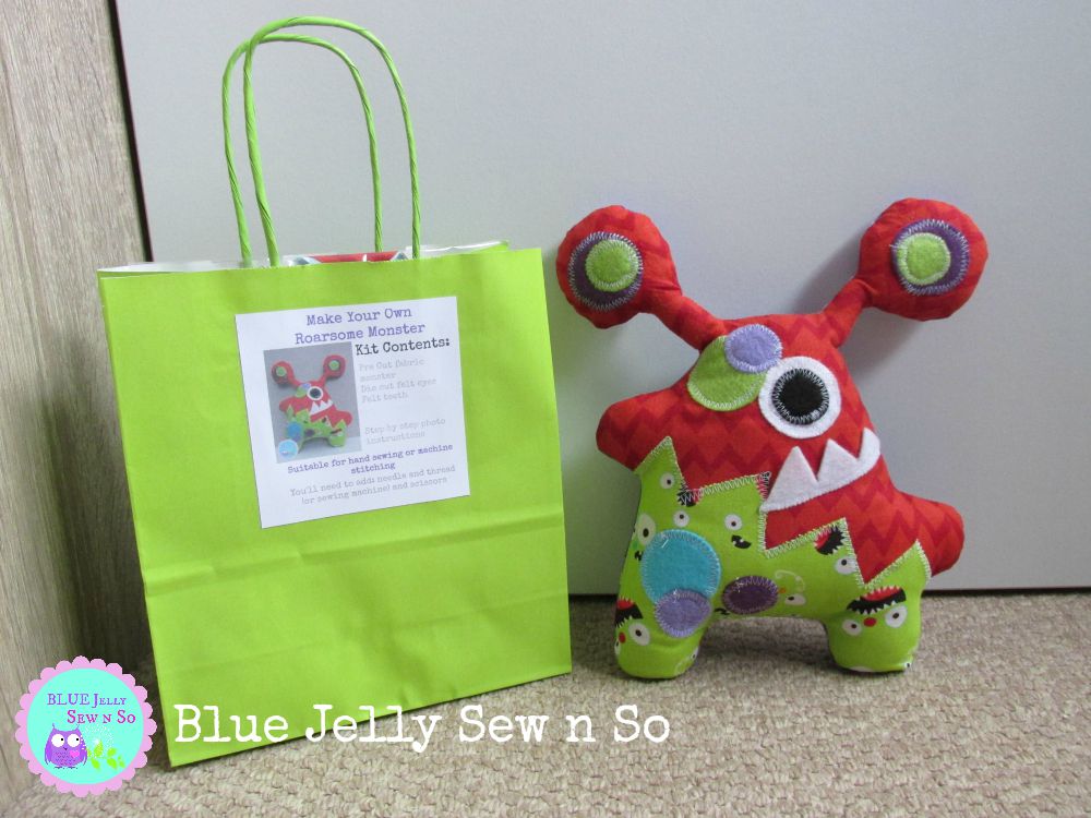 Blue Jelly Sew n So Victoria Rogers Sew it Yourself Kits are back