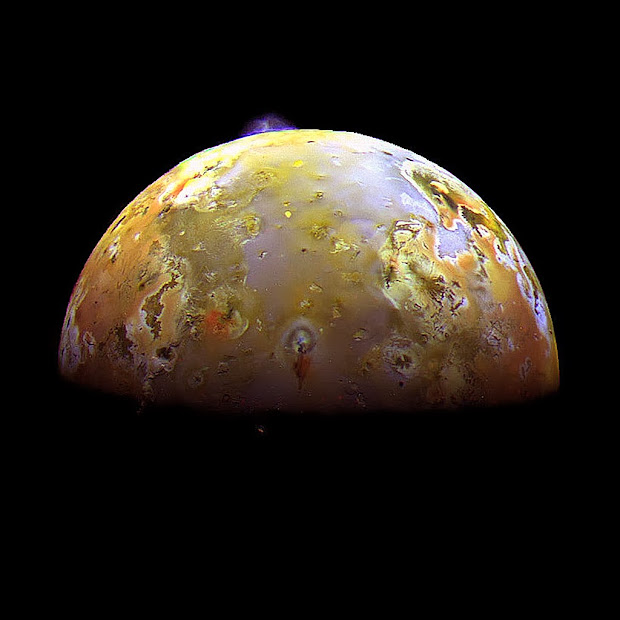 Io as seen by the Galileo spacecraft