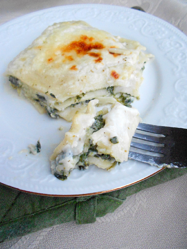 Spinach Lasagna with Pesto Bechamel Sauce Confessions of a Confectionista