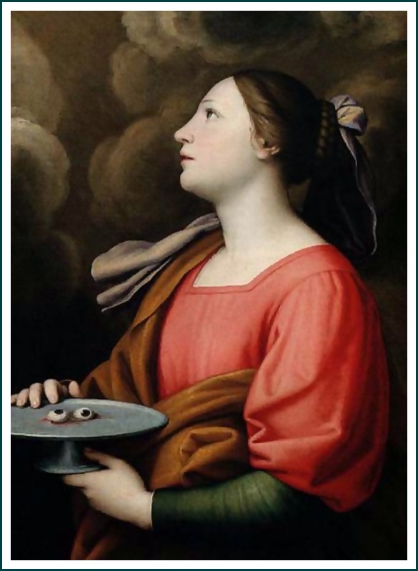 Santo de Hoje Santa Lúcia de Siracusa ou Santa Luzia