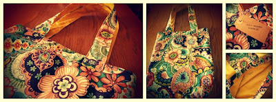 Bolso estampado flores hecho a mano Hola Monamu