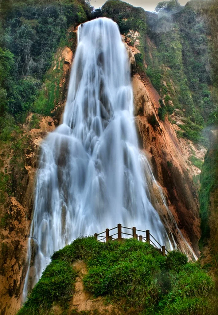 Bridal Veil waterfall, Chiapas