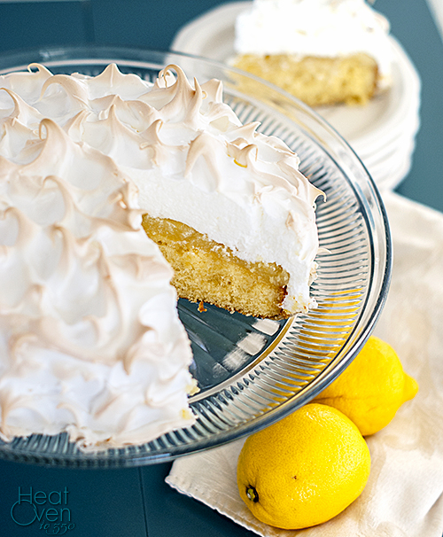 Lemon Meringue Cake Heat Oven to 350