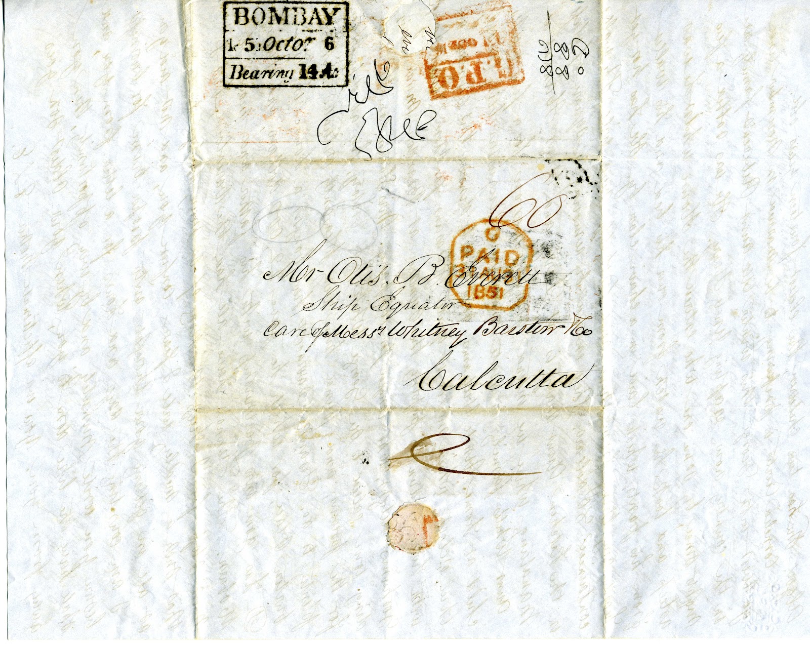 The Everett Letters August 19, 1851 South End Historical Society