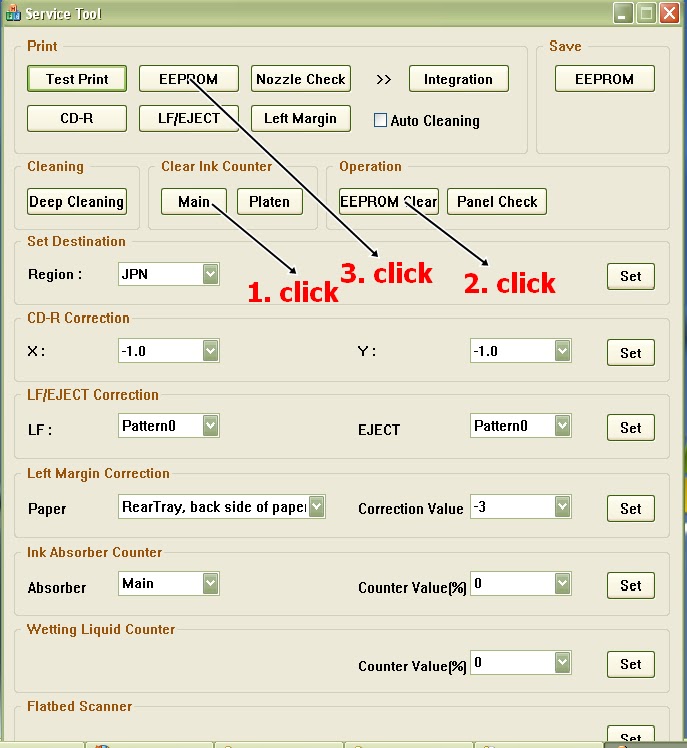 Download resetter canon mp258