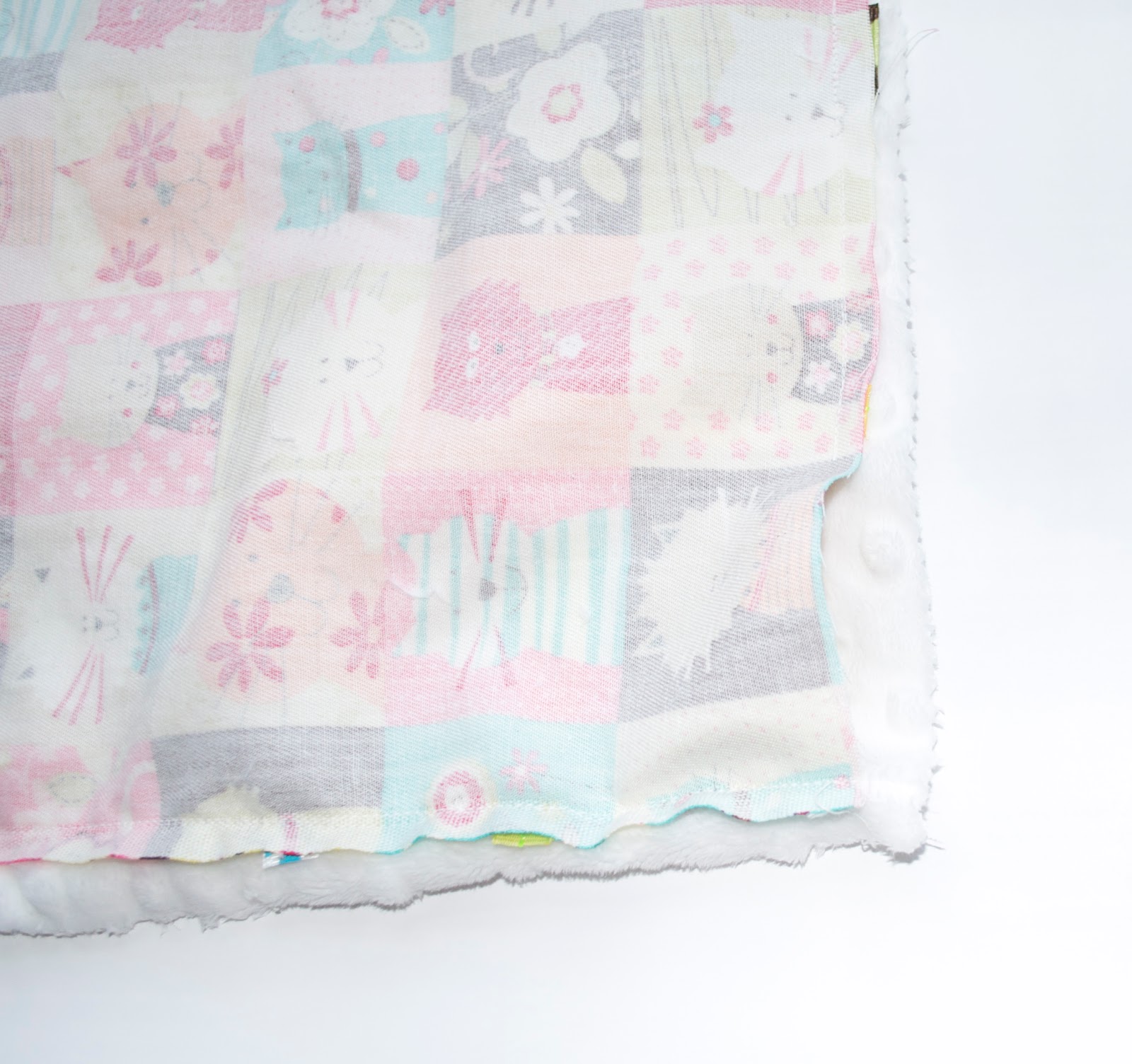 Let's begin sewing... Tag Blanket Tutorial