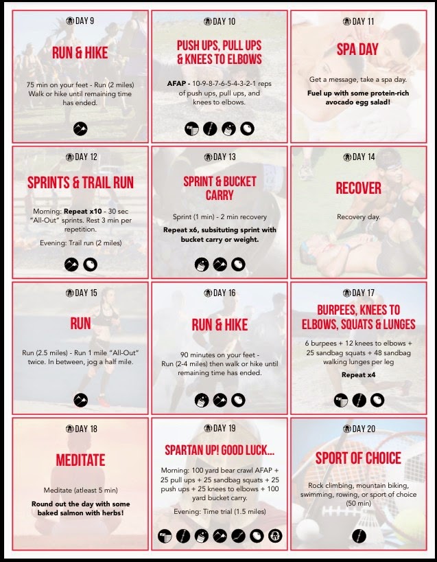 ScottyFree Fitness Spartan Race 30 Day Training Plan