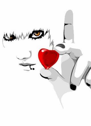 emo love heart pictures. Emo Hearts Wallpapers for