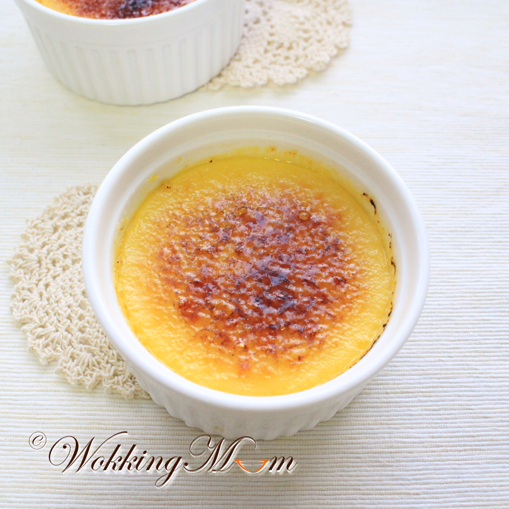 Let's get Wokking! Nonbake Crème Brûlée 焦糖奶油布丁 Singapore Food Blog