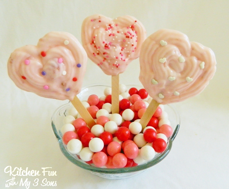 Valentine Yogurt Pops with Video Tutorial! Kitchen Fun With My 3 Sons